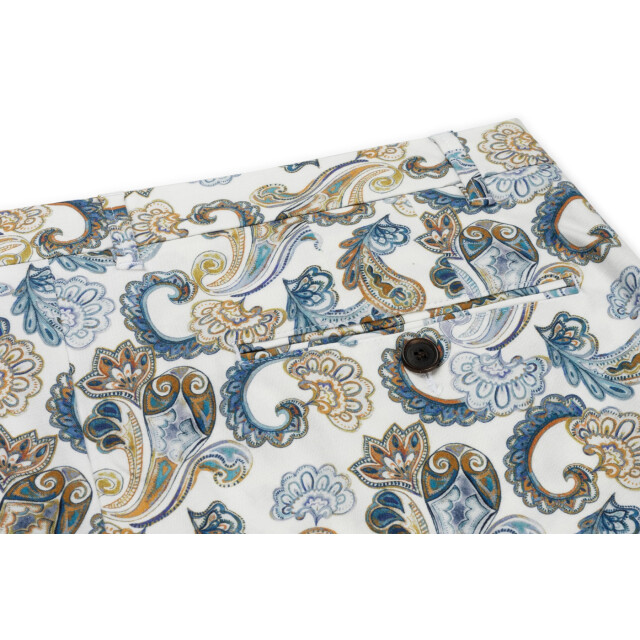 Circle of Gentlemen Noxy stijlvolle bermuda met stretch multicolor 242-65007-094- large