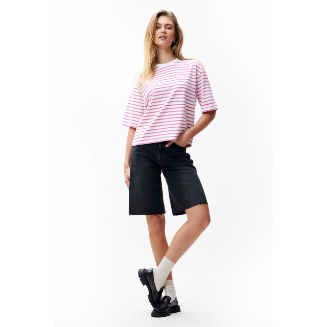 Catwalk Junkie 2502020224 striped loose fit tshirt 2502020224 Striped loose fit Tshirt large