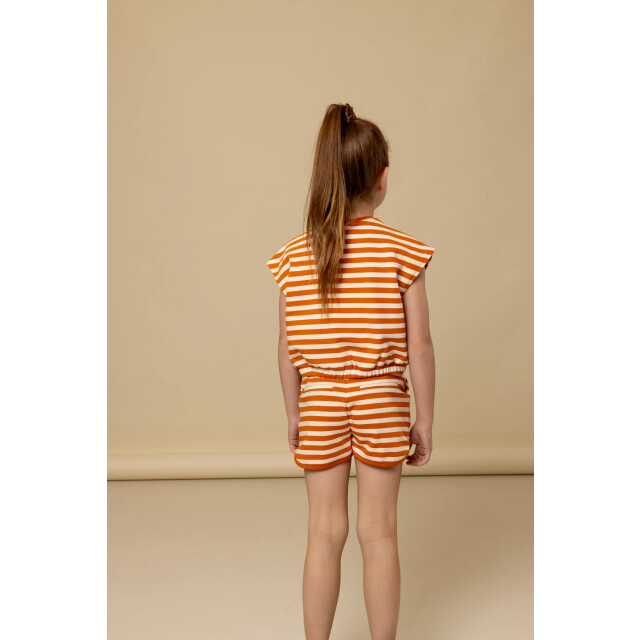 Looxs Revolution Sweat short gestreept voor meisjes in de kleur 2513-7680-892 large