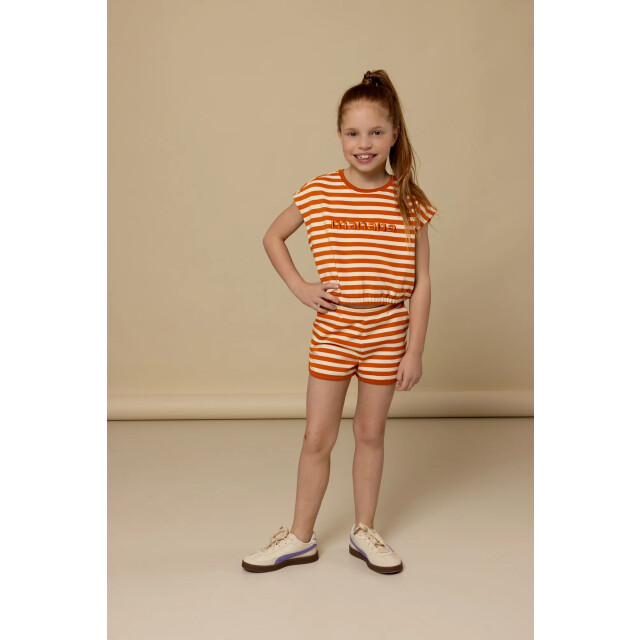 Looxs Revolution Mouwloze sweater gestreept voor meisjes in de kleur 2513-7380-892 large