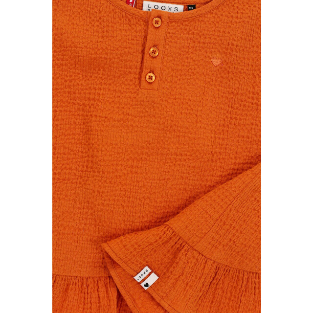 Looxs Revolution Zomerse katoenen krinkel top voor meisjes in de kleur 2513-7176-381 large