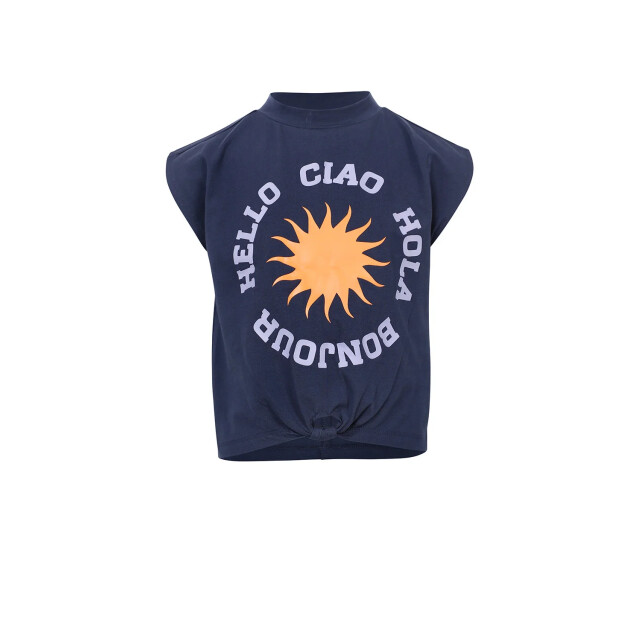 Looxs Revolution Jersey mouwloze top navy voor meisjes in de kleur 2513-5477-191 large