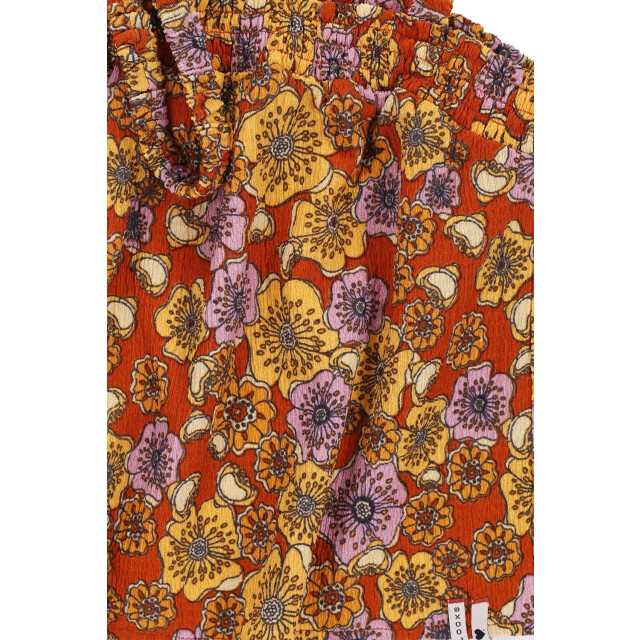 Looxs Revolution Krinkel top retro vibes voor meisjes in de kleur 2513-7181-808 large