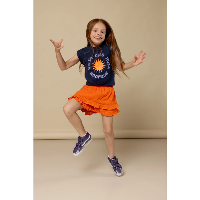 Looxs Revolution Jersey mouwloze top navy voor meisjes in de kleur 2513-5477-191 large