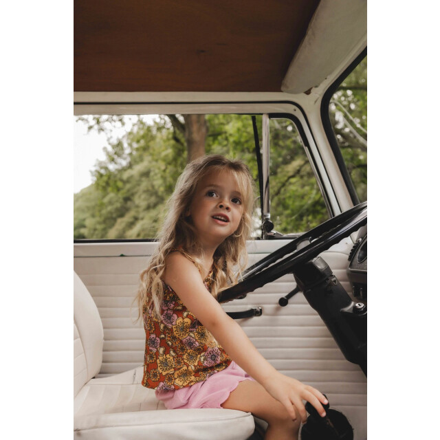 Looxs Revolution Krinkel top retro vibes voor meisjes in de kleur 2513-7181-808 large