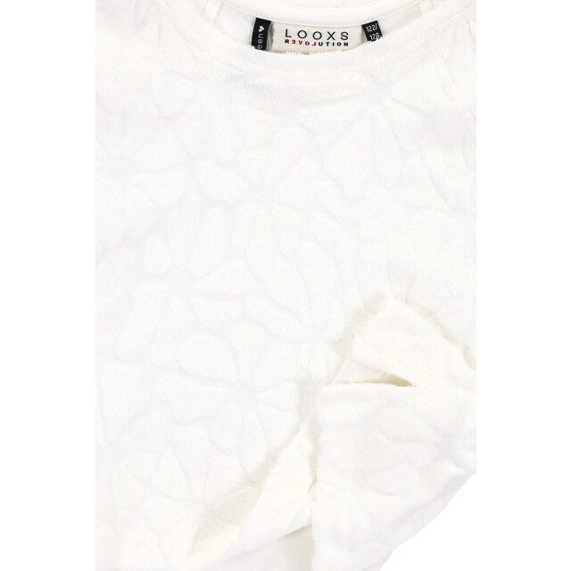 Looxs Revolution Badstof top flower voor meisjes in de kleur 2513-5380-001 large