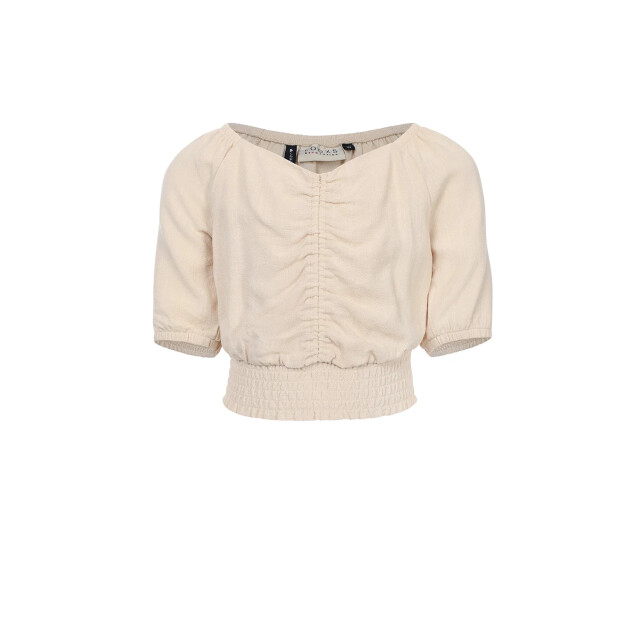 Looxs Revolution Top viscose / linnen zand voor meisjes in de kleur 2513-5182-385 large