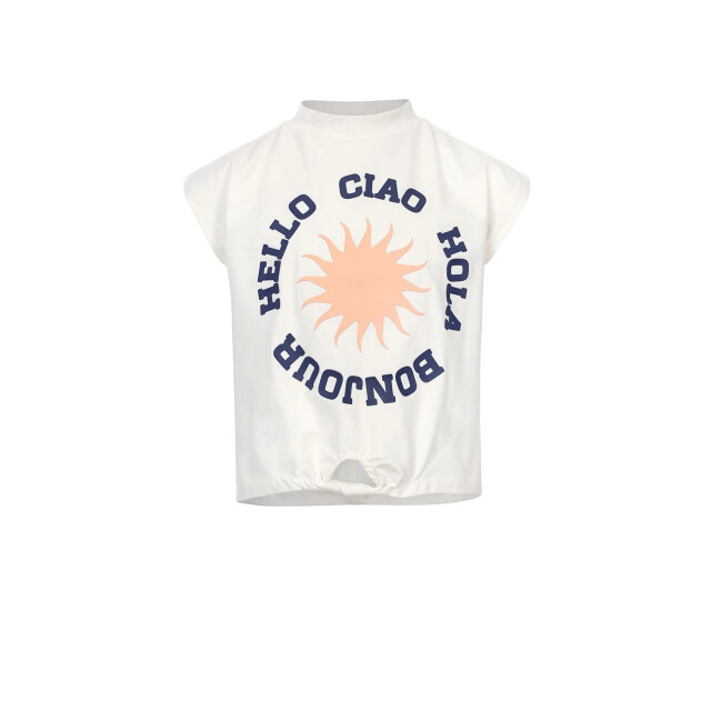 Looxs Revolution Jersey mouwloze top offwhite voor meisjes in de kleur 2513-5477-001 large