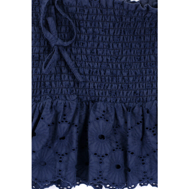Looxs Revolution Broderie anglaise navy top voor meisjes in de kleur 2513-5173-191 large