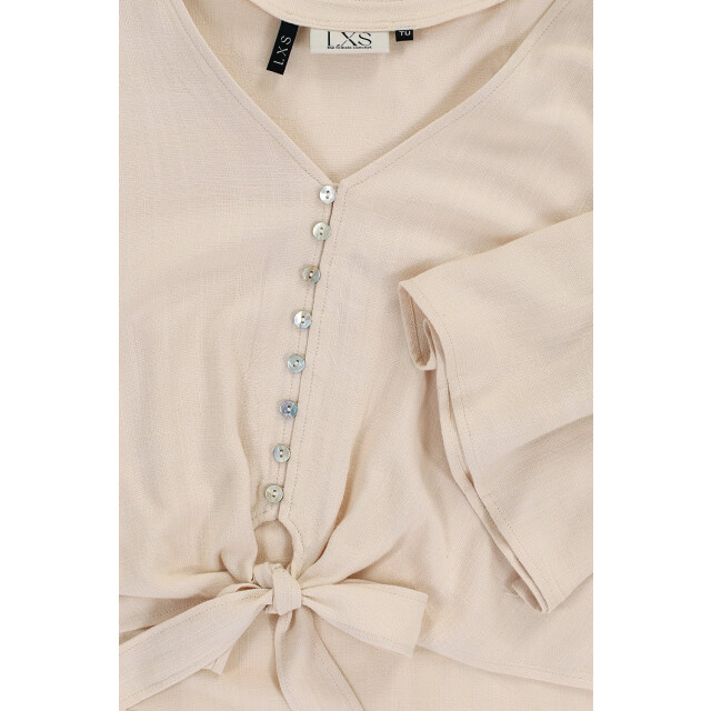 Looxs Revolution Lxs viscose /linnen blouse voor dames in de kleur 2513-9182-385 large