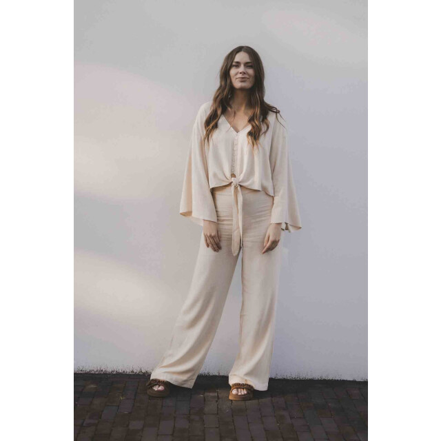 Looxs Revolution Lxs viscose /linnen blouse voor dames in de kleur 2513-9182-385 large