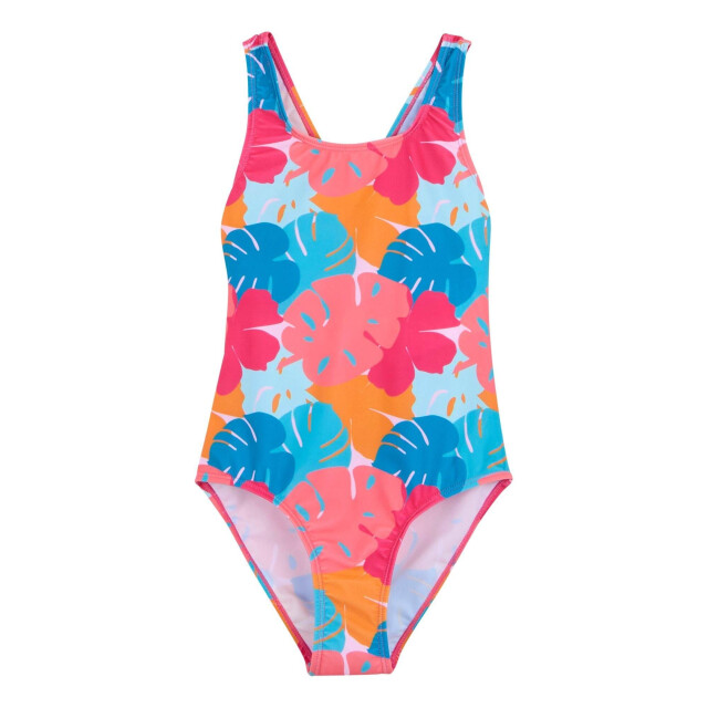 Regatta Meisjes katrisse bladprint eèndelig zwempak UTRG11860_tropical large