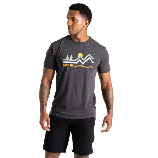 Dare2b Heren movement iii landschap t-shirt UTRG11628_charcoalgreymarl large