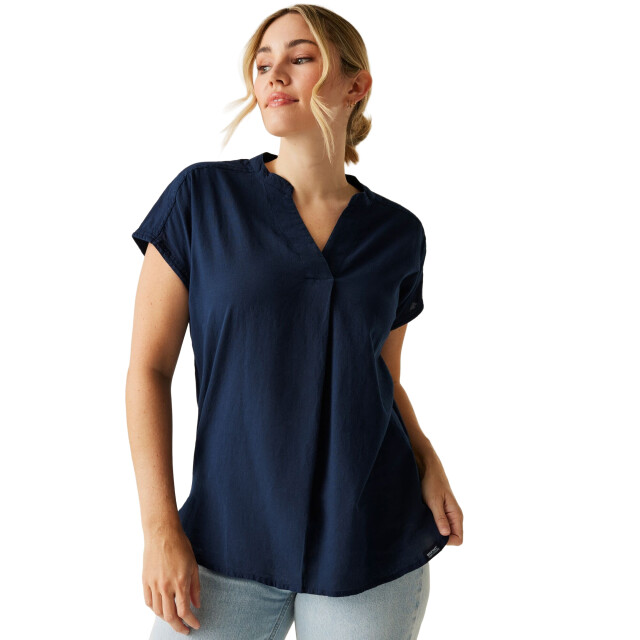 Regatta Dames rianne v hals shirt UTRG11640_navy large