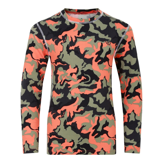 Dare2b Kinderen/kids pow ii camo base layer set UTRG11083_orangerust large