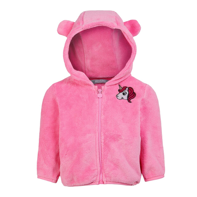 Regatta Childrens/kids luna de eenhoorn fleecejas UTRG10975_sweetpink large
