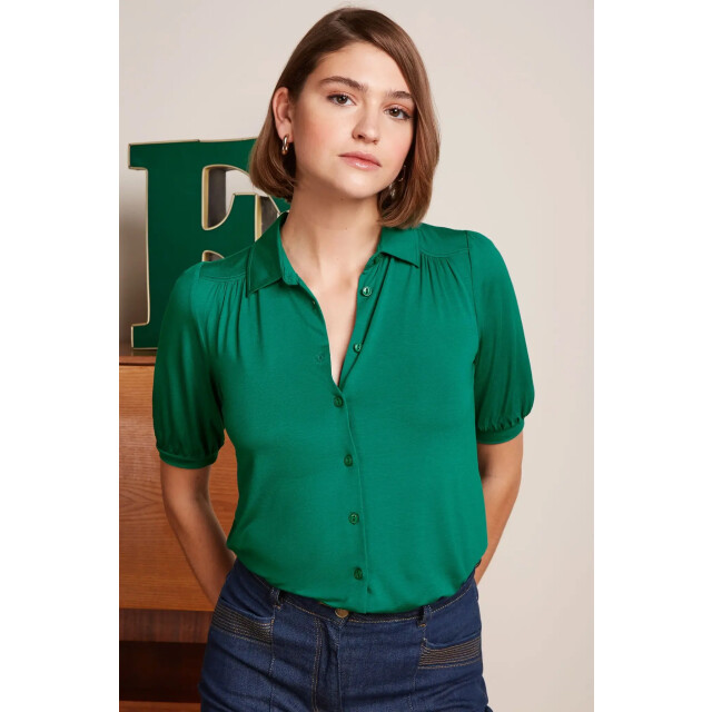 King Louie 09477 carina blouse viscose green 09477 large