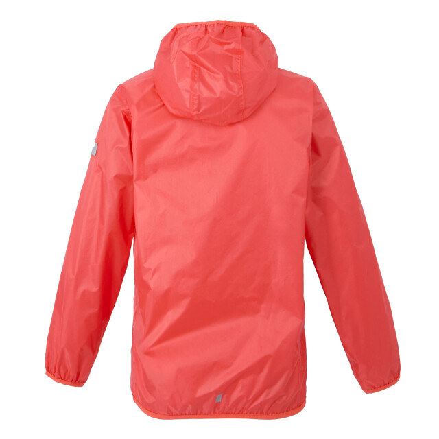 Regatta Groot buitenshuis kinderen/kinderen lever ii packaway rain jacket UTRG1885_peachbloom large