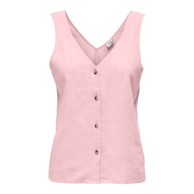 Jacqueline de Yong Say s/l linen v-neck top 15317387 large