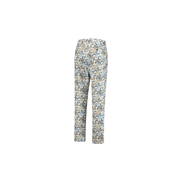 Circle of Gentlemen Nassau flatfront comfortabele chino met stretch allover print 242-61007-094- large