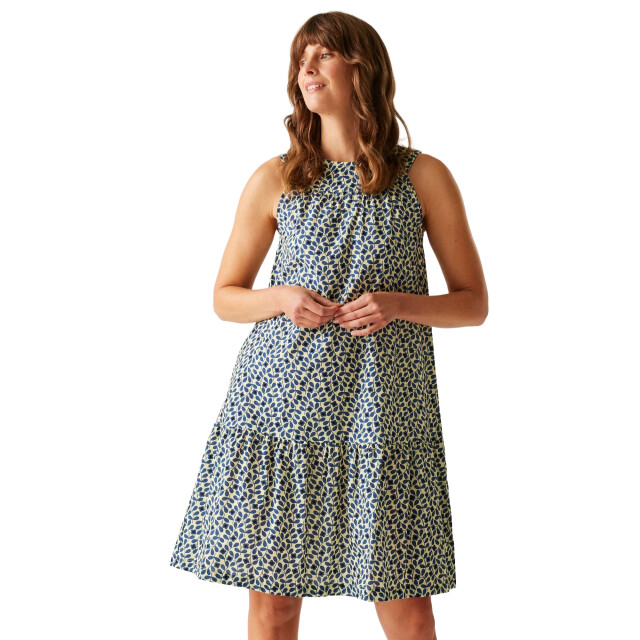 Regatta Dames orla kiely ii mouwloze zomerjurk UTRG11611_blue large