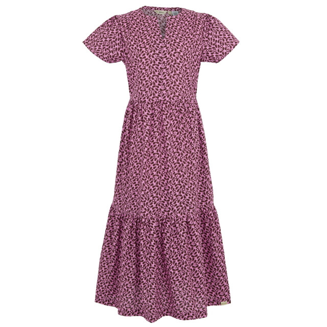 Regatta Dames orla kiely jasmine bloemen gestreepte midi jurk UTRG11616_lilac large