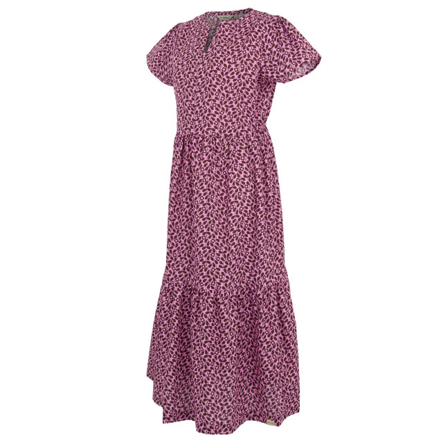 Regatta Dames orla kiely jasmine bloemen gestreepte midi jurk UTRG11616_lilac large