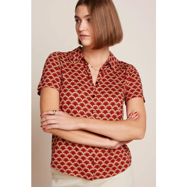 King Louie 09458 maisie blouse touche red 09458 large