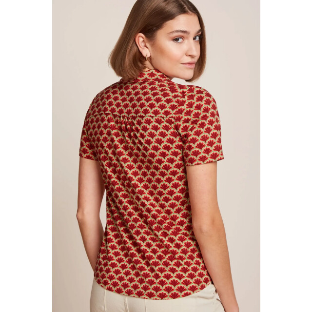 King Louie 09458 maisie blouse touche red 09458 large