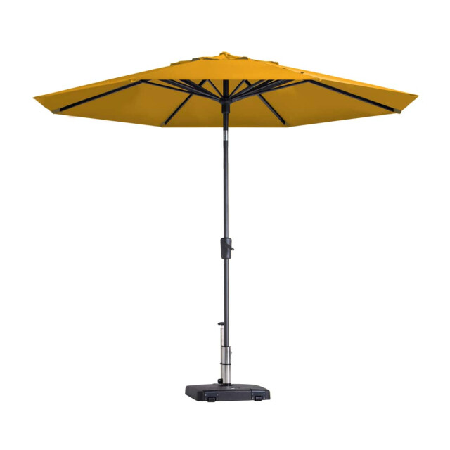 Madison parasol paros ii round yellow 300cm - 2059984 large
