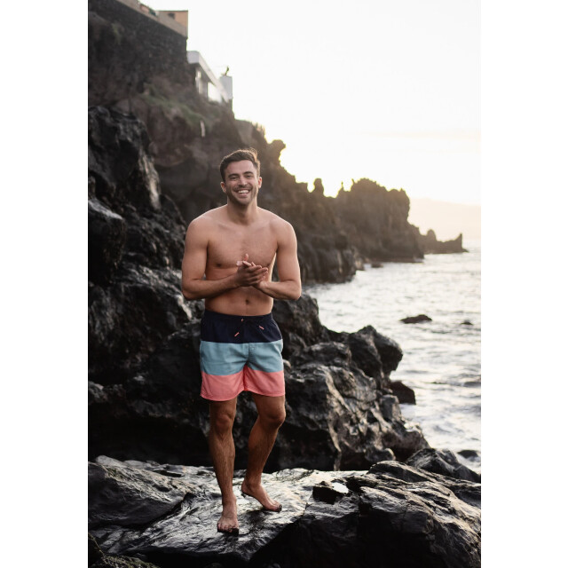 Happy Shorts Heren zwemshort colorblock print HS-SW-1141 large