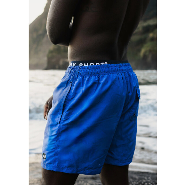 Happy Shorts Heren zwemshort dubbele waistband effen HS-SW-1161 large