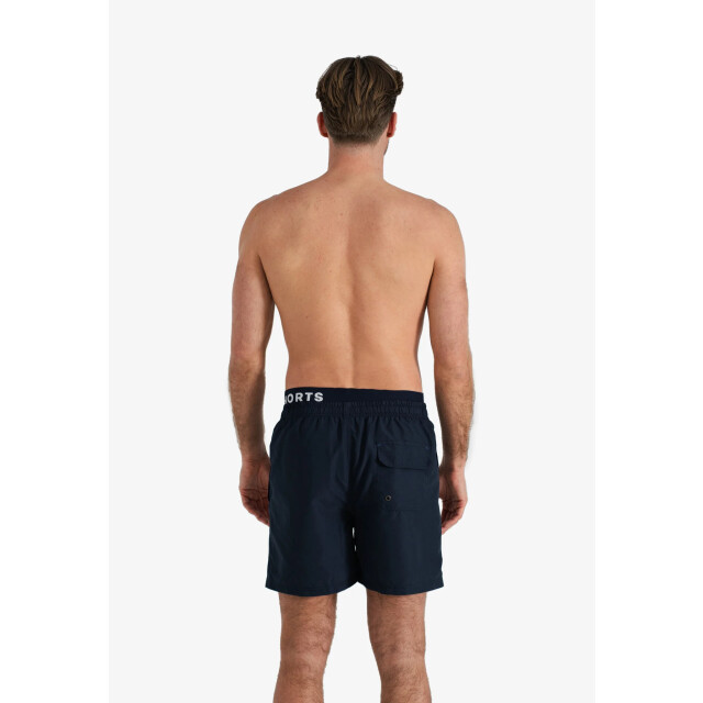 Happy Shorts Heren zwemshort dubbele waistband effen donker HS-SW-1164 large