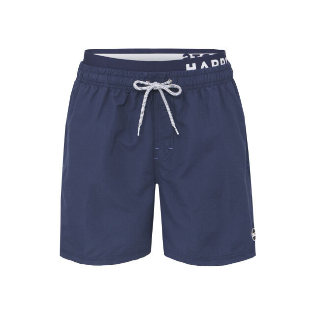 Happy Shorts Heren zwemshort dubbele waistband effen donker HS-SW-1164 large