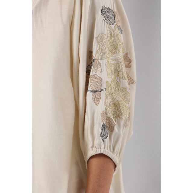 Nukus Tina blouse embroidery off-white 4309.02.0165 large