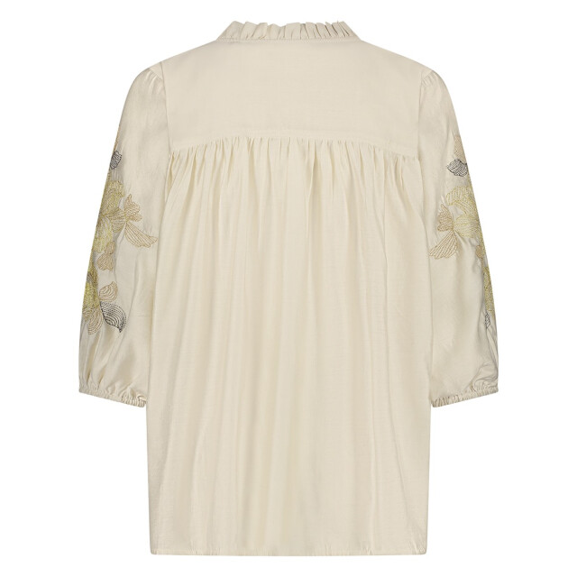 Nukus Tina blouse embroidery off-white 4309.02.0165 large