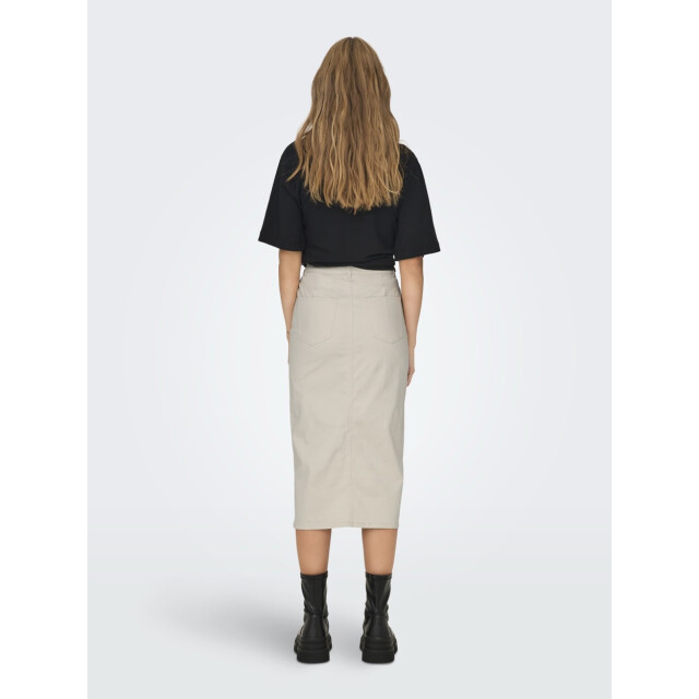Only Onllola hw long slit skirt cc pnt beige 4489.05.0011 large