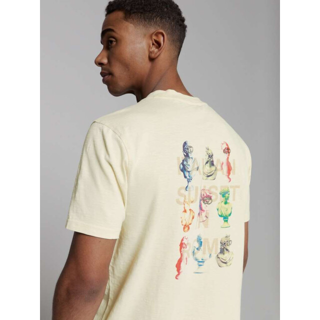 No Excess T-shirt crewneck slub placed prints offwhite 27350309-011 large
