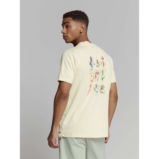 No Excess T-shirt crewneck slub placed prints offwhite 27350309-011 large