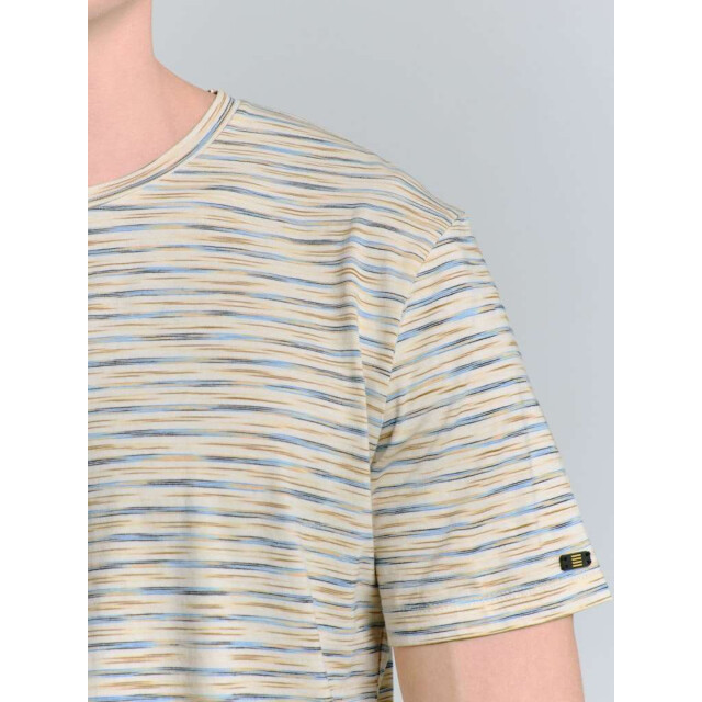 No Excess T-shirt crewneck multi coloured mel offwhite 27350303-011 large