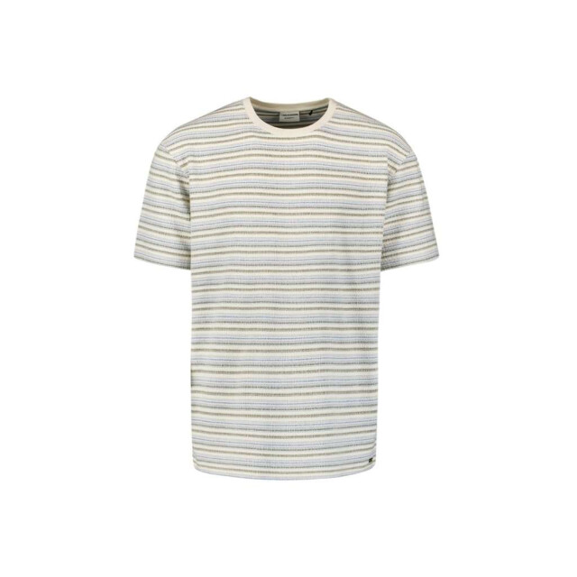 No Excess T-shirt crewneck multi coloured jac deep blue 27360378-096 large