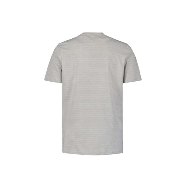 No Excess T-shirt crewneck small pin stripe mid grey 27360390-180 large