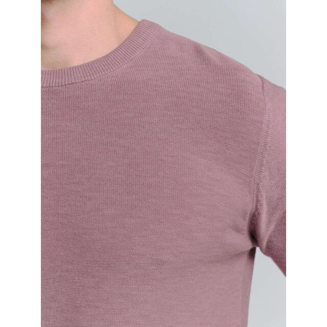 No Excess Pullover short sleeve crewneck soli mauve 27230262-146 large