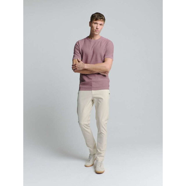 No Excess Pullover short sleeve crewneck soli mauve 27230262-146 large