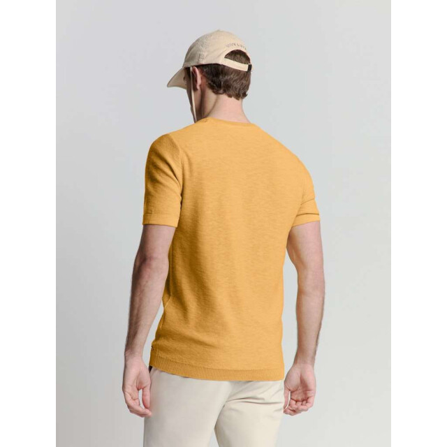 No Excess Pullover short sleeve crewneck soli yellow 27230262-070 large