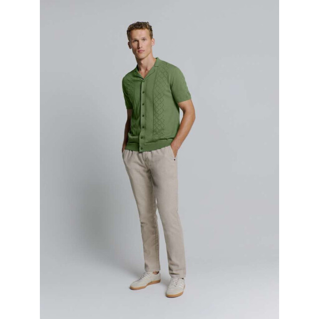No Excess Pullover short sleeve full button p green 27210349-050 large