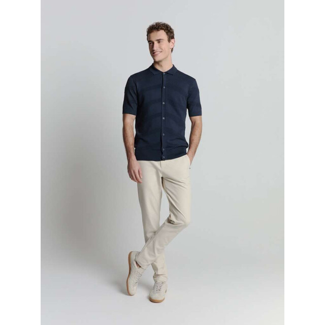 No Excess Pullover short sleeve full button p deep blue 27210271-096 large