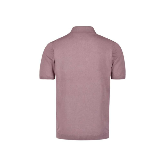 No Excess Pullover short sleeve polo zip soli mauve 27210352-146 large