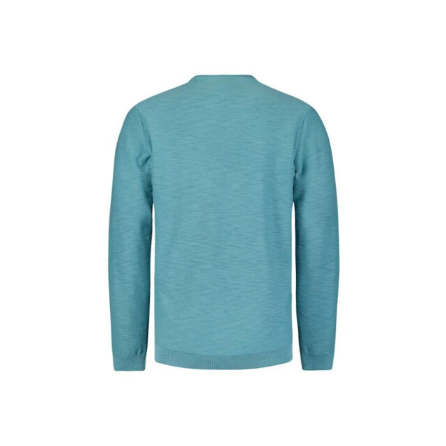 No Excess Pullover crewneck garment dyed + st seablue 27210101SN-039 large