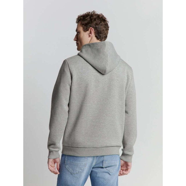 No Excess Sweater hooded grey melange 27130151-102 large